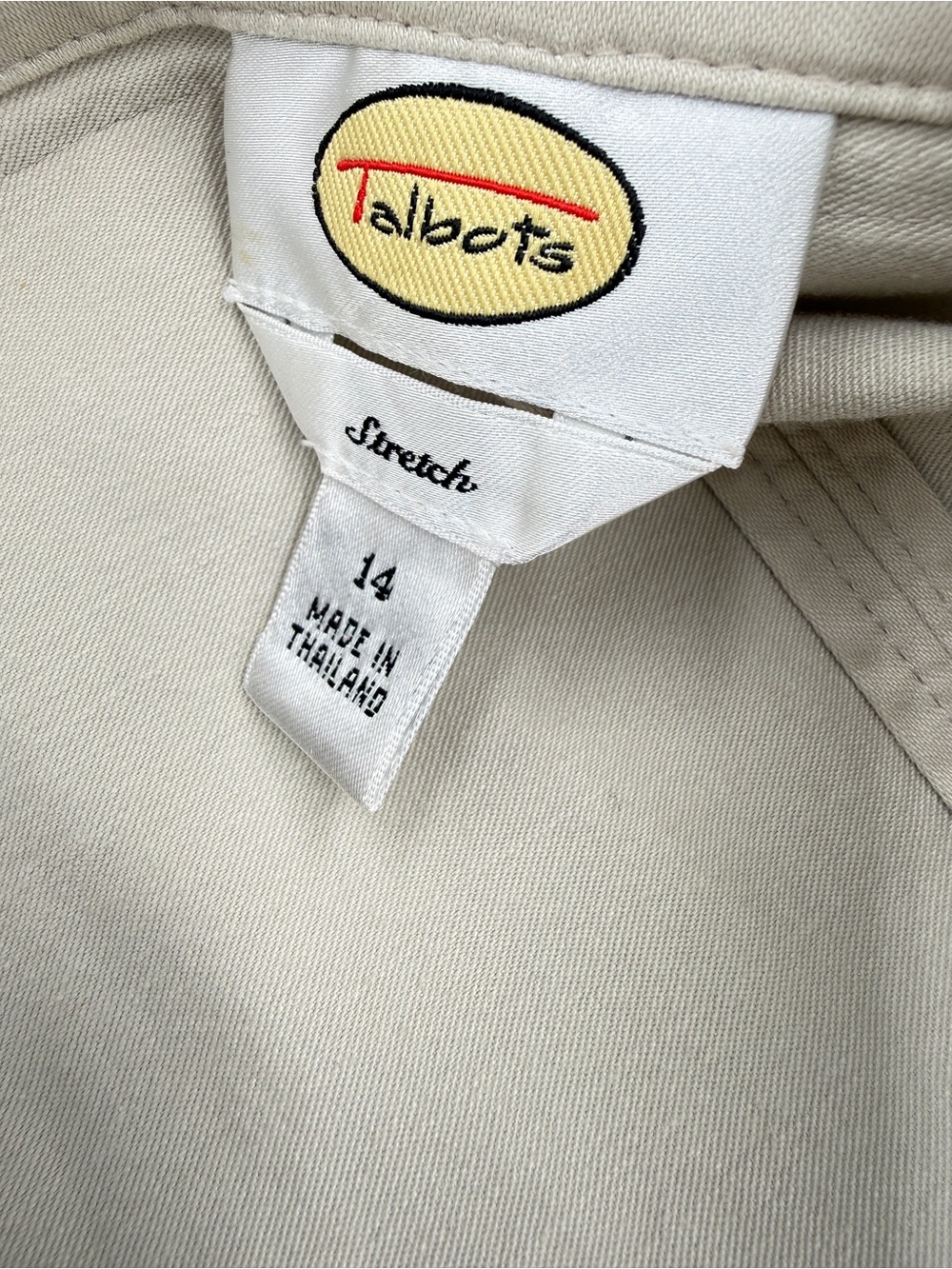 Talbots Cream Military-Style Utility Jacket - Picture 5 of 6